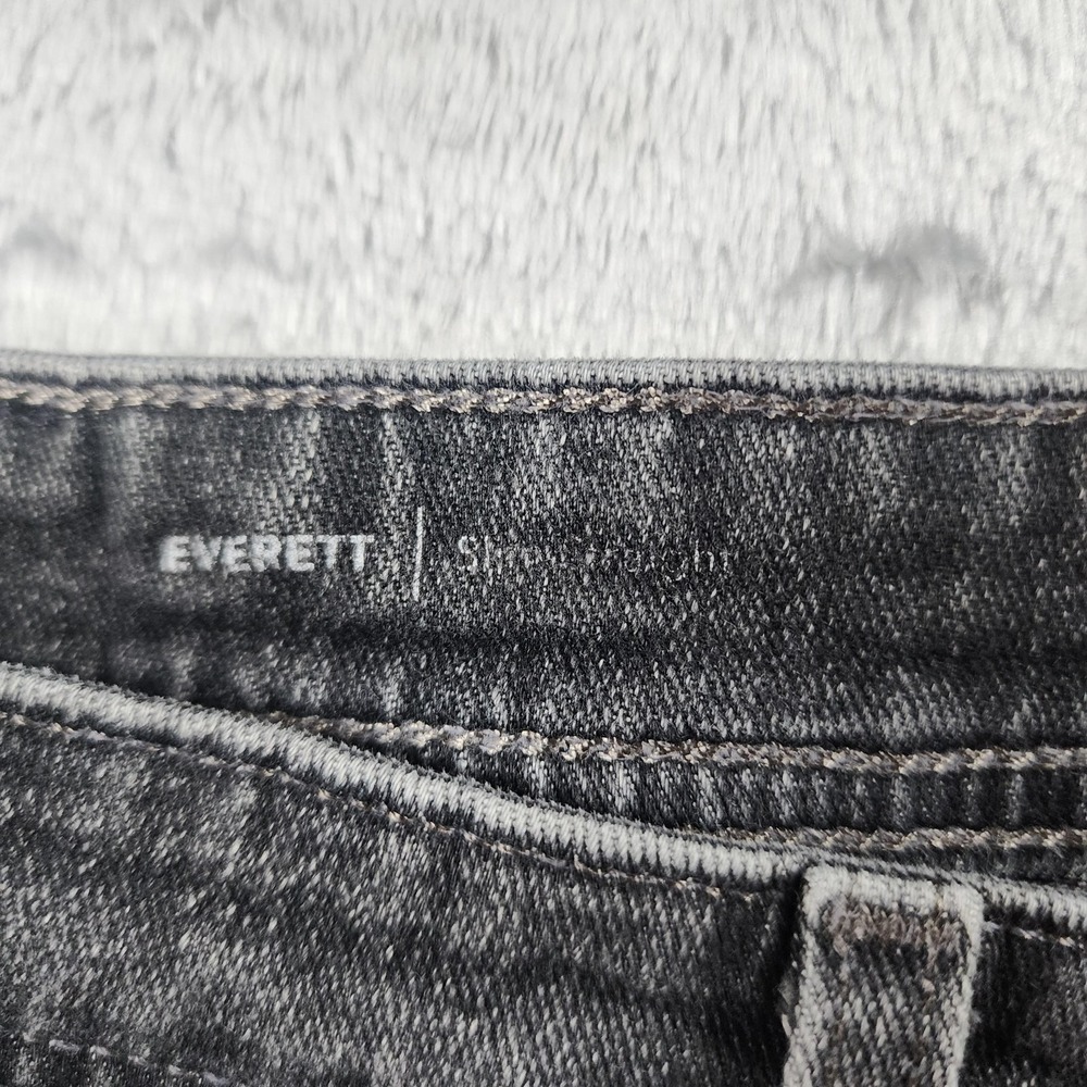 AG Adriano Goldschmied Jeans Mens 34x33 Gray Everett Slim Straight Stretch Faded - Picture 8 of 13